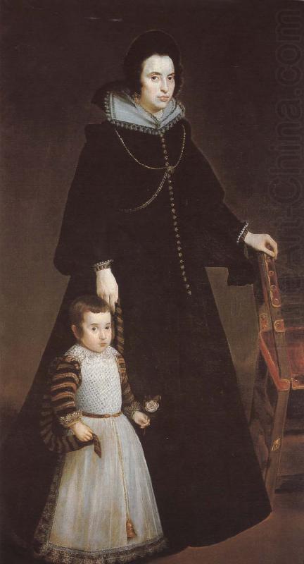 Princess and her son, VELAZQUEZ, Diego Rodriguez de Silva y